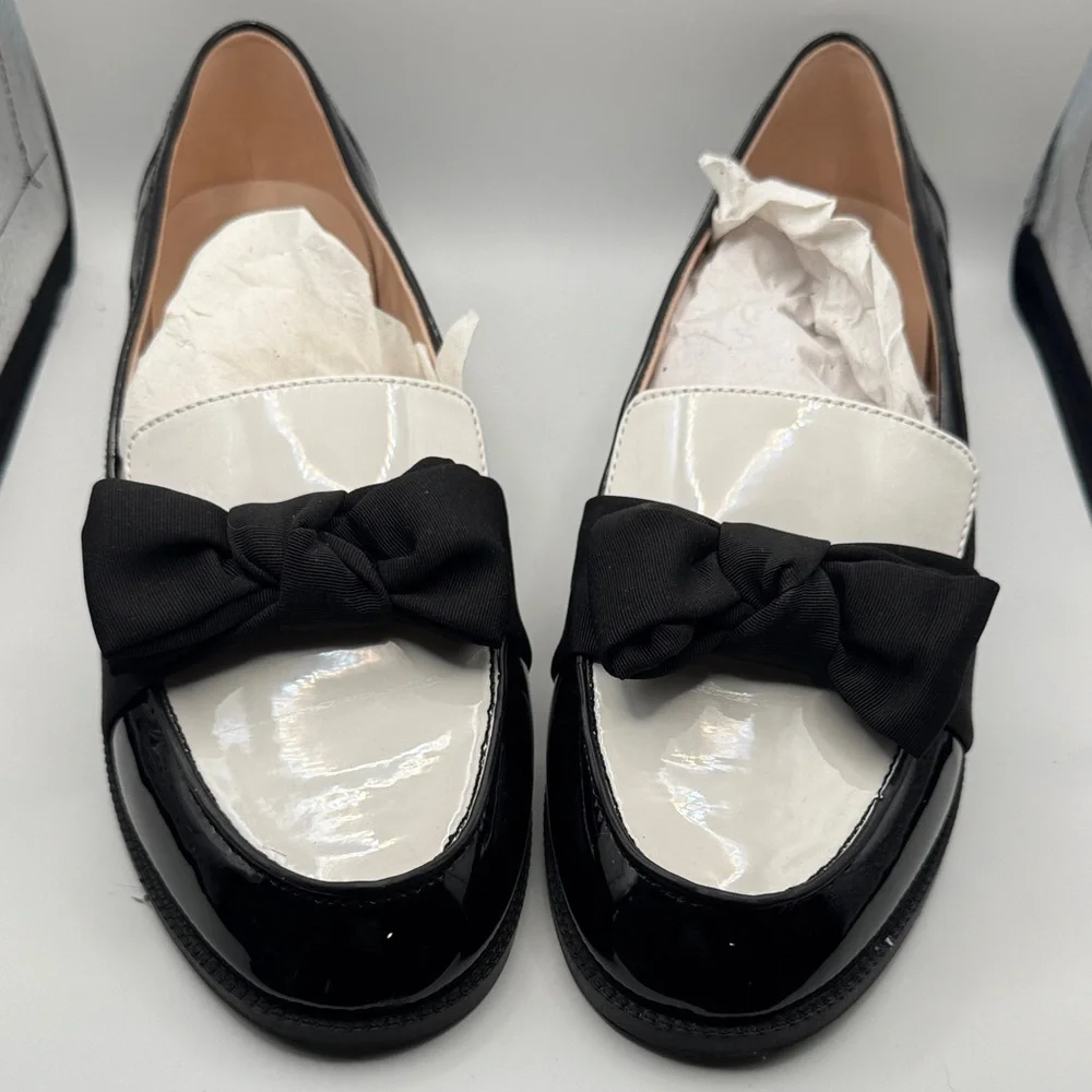 Bandolino Black and White Loafers - Picture 2 of 5